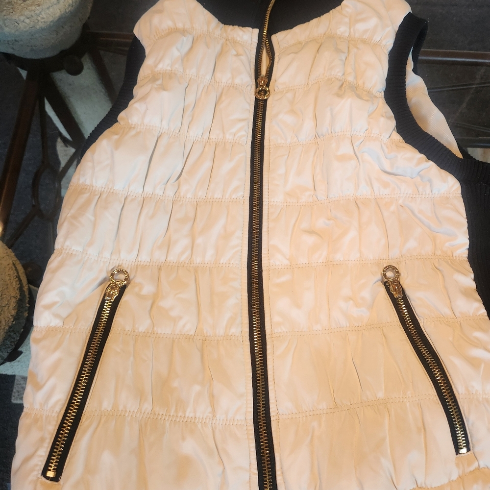 Stylish White and Black Women's Jacket